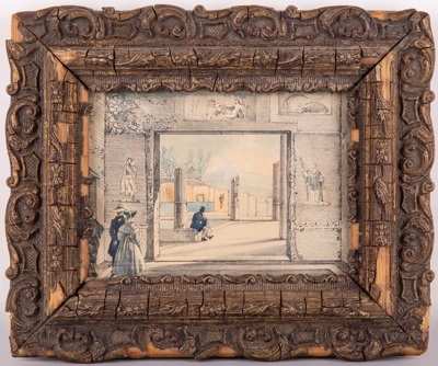 Неизвестный художник. Улица в Геркулануме. 1820-1830-е годы.