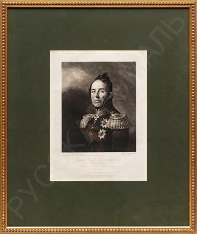 Доу (Dawe) Генри Эдуард (1790–1848) по оригиналу Доу (Dawe) Джорджа (1781–1829). Портрет графа П. А. Толстого. 1825 год.